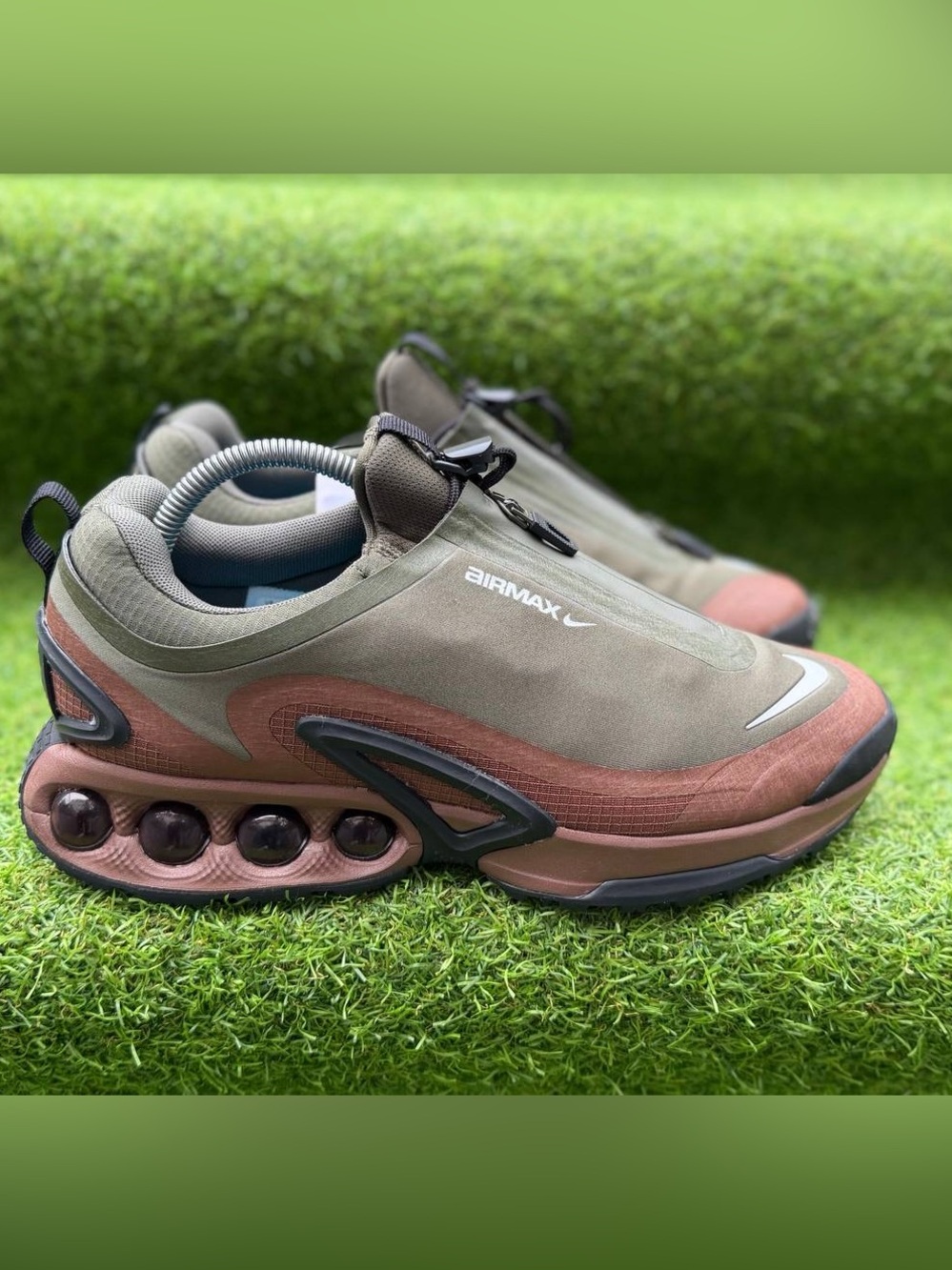 Nike Air Max DN Roam Cargo Khaki/Fauna Brown (Sample) Men’s Shoes - Picture 2 of 6